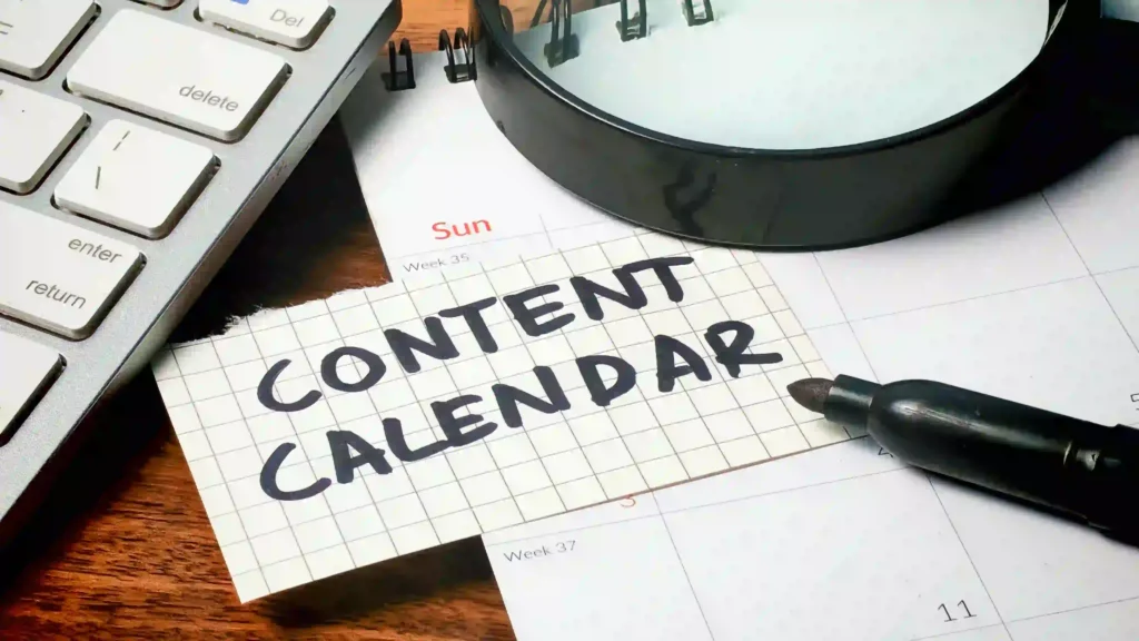 marketing content calendar